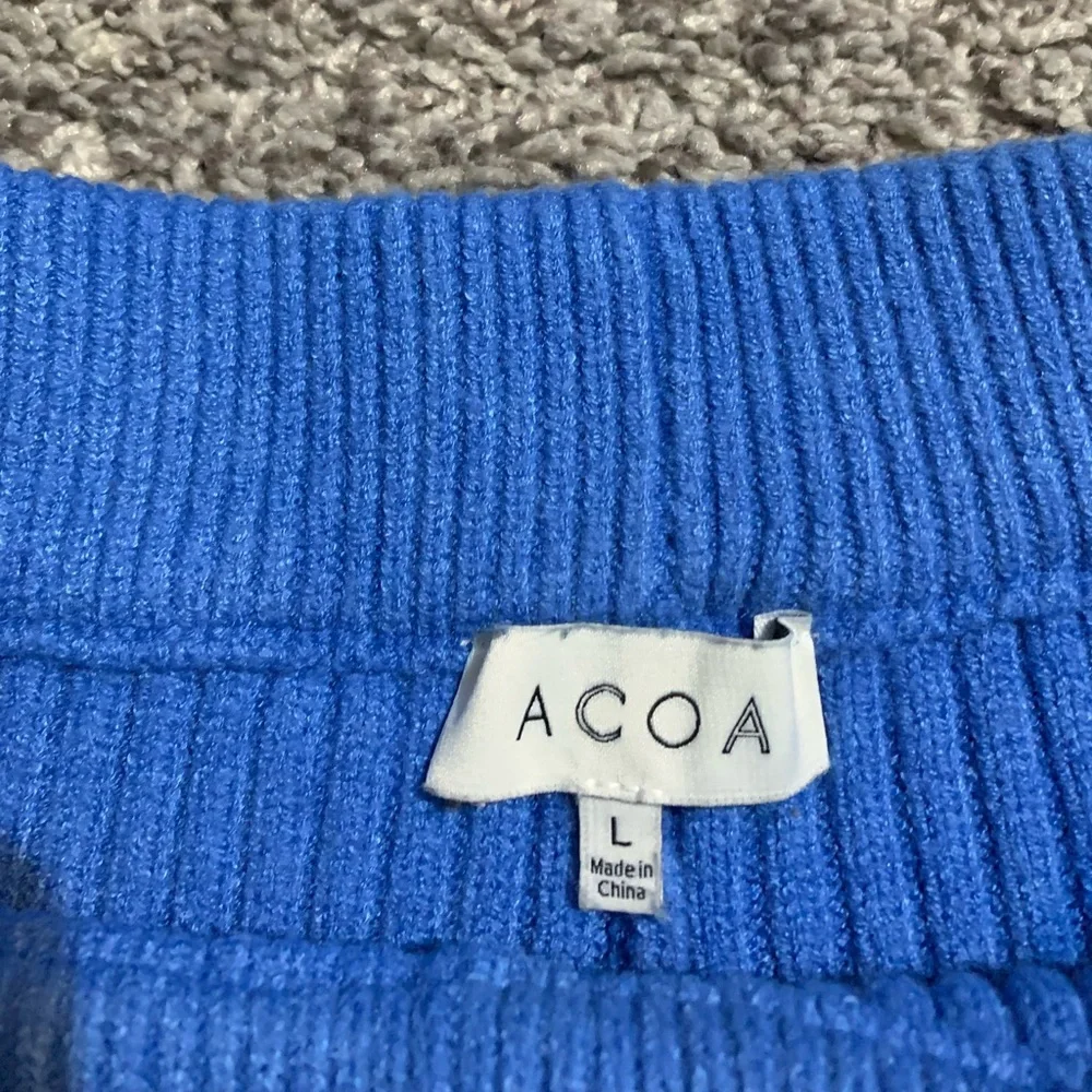 ACOA Ribbed Knit Short Set - Picture 3 of 5